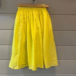 NWT Gap Kids yellow long skirt - size 6-7